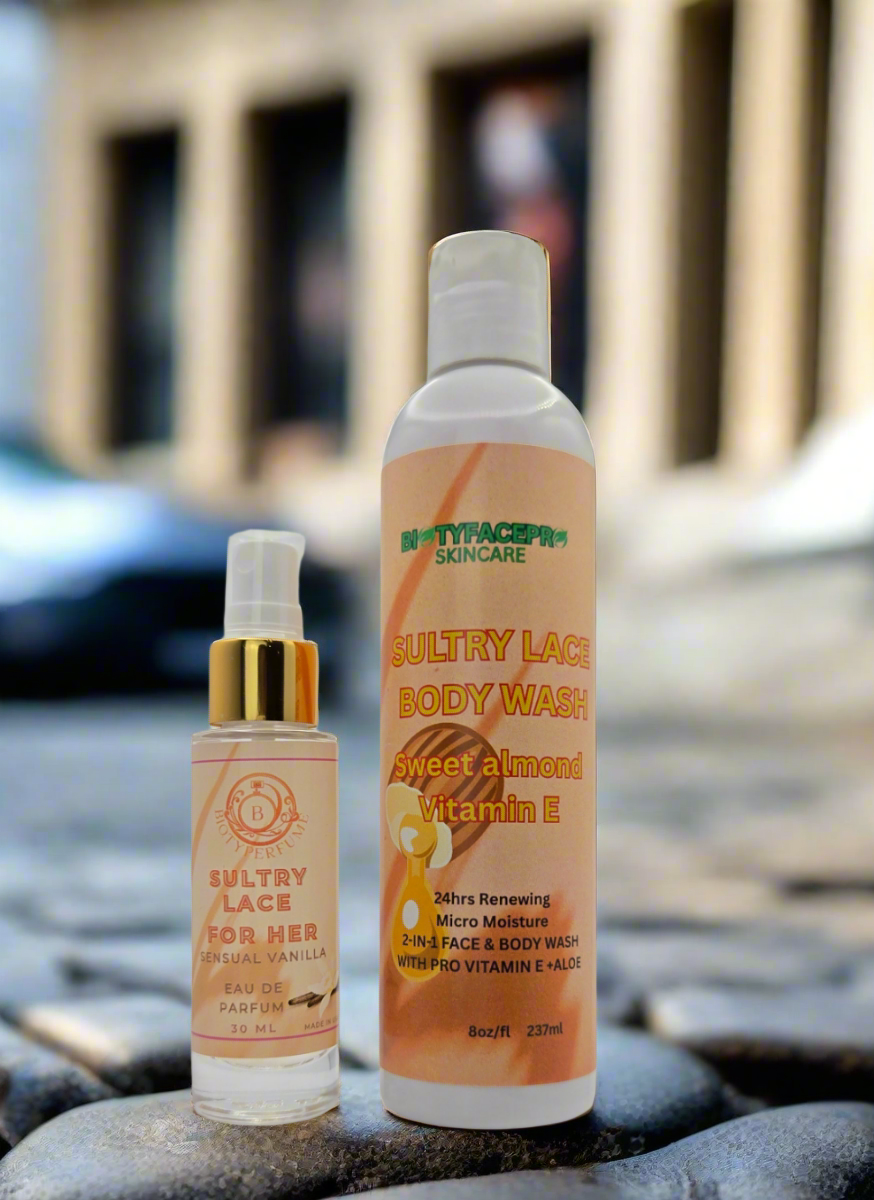 Sultry Lace Body Wash with Sweet Almond Vitamin E