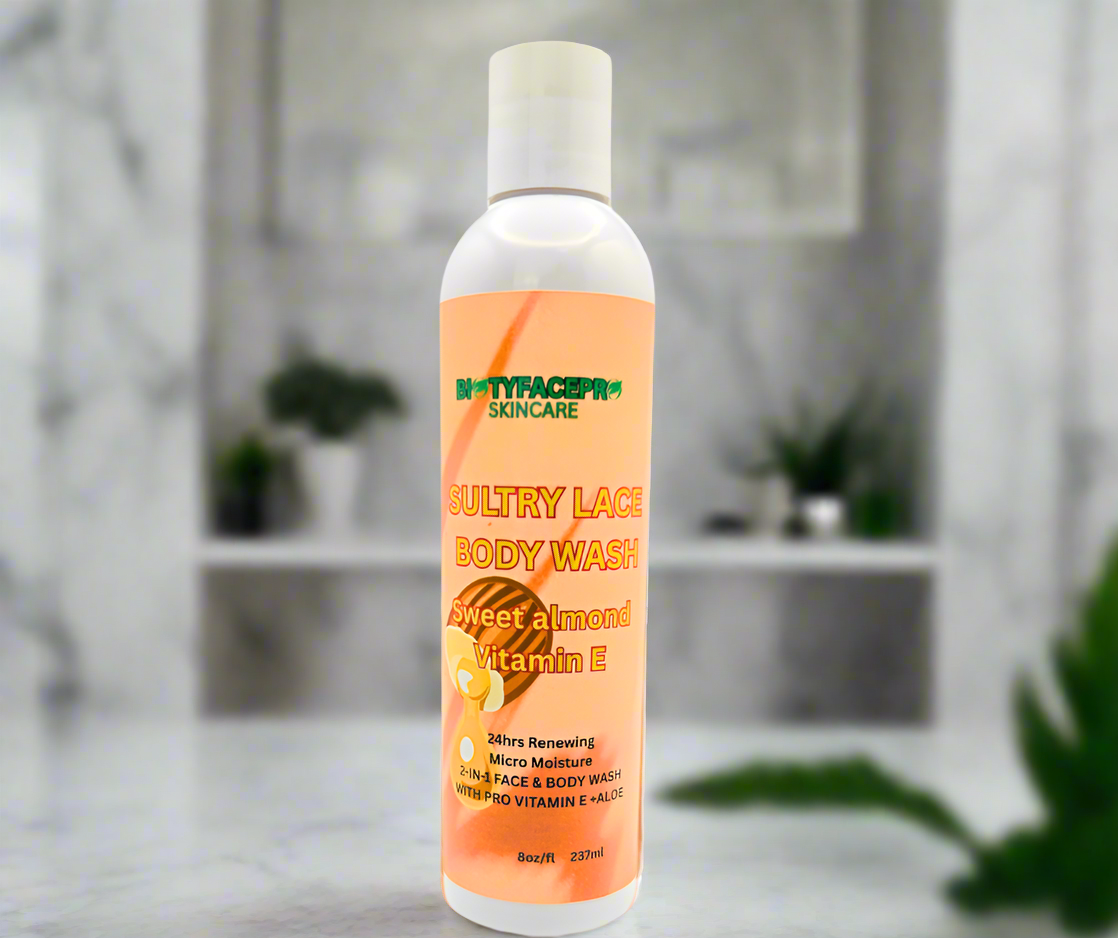 Sultry Lace Body Wash with Sweet Almond Vitamin E