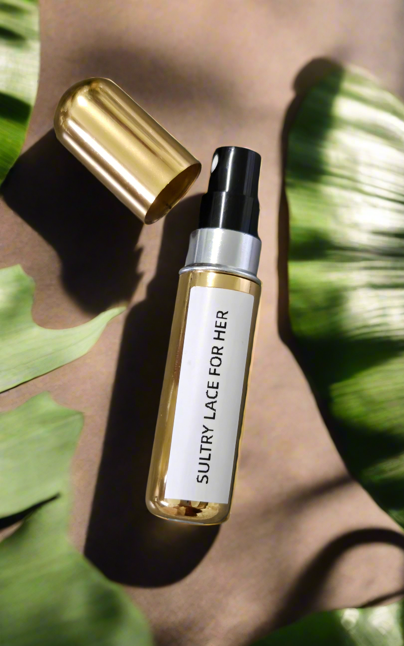 Sultry Lace Perfume Bottle with Pheromone Formula