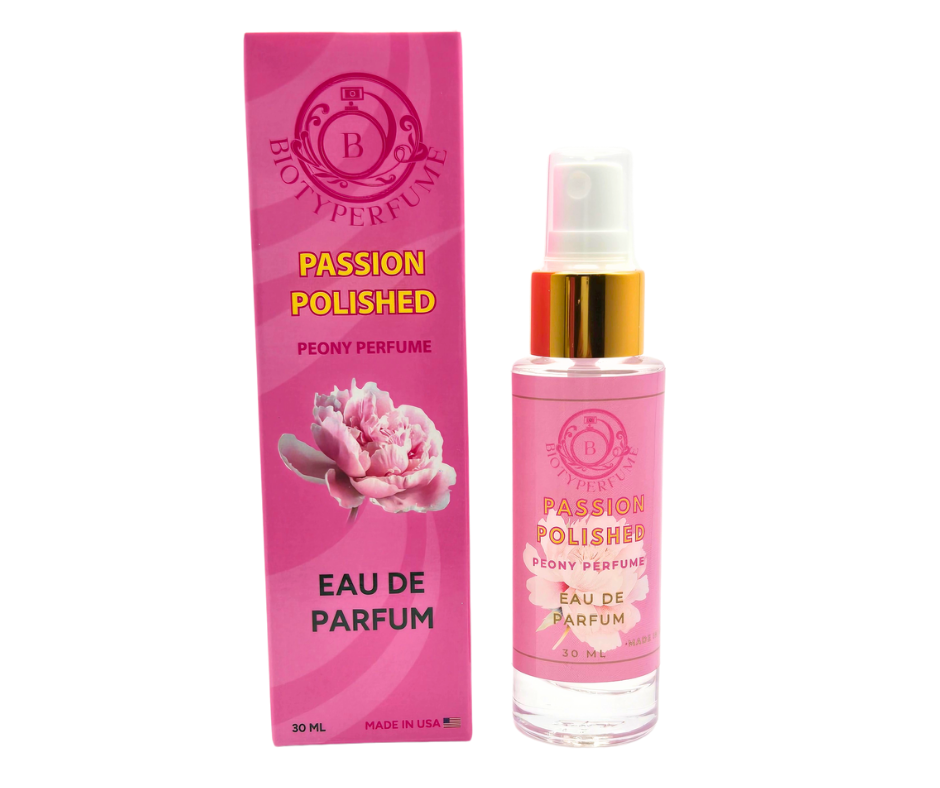 Passion Polished Perfume
Refreshing Floral Peony and Berry scent/ Long Lasting (30ml)