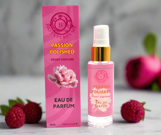 Passion Polished Perfume 
Refreshing Floral Peony and Berry scent/ Long Lasting (30ml)