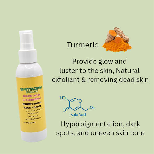 Facial Brightening Kit with Kojic Acid & Turmeric - BIOTYFACEPRO SKINCARE
