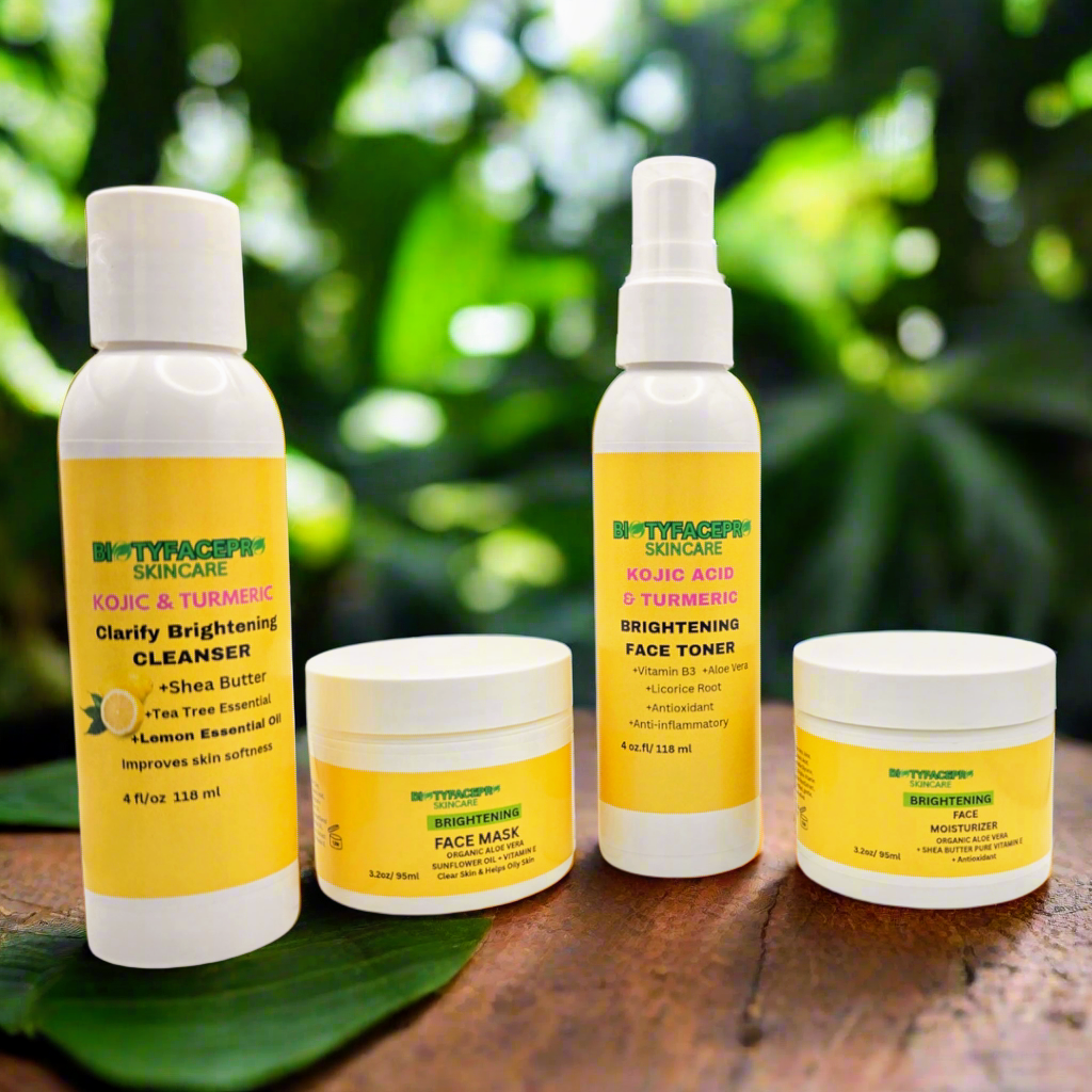 Facial Brightening Kit with Kojic Acid & Turmeric