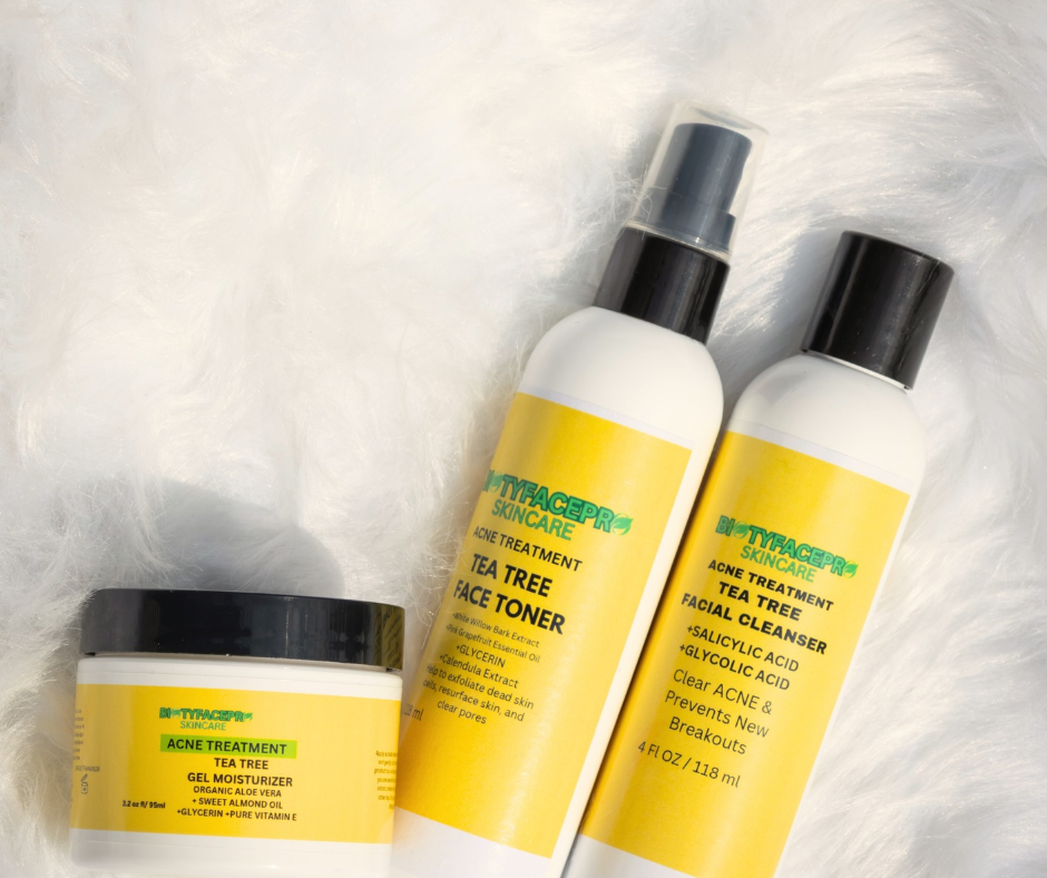 Acne Treatment KIT (4 Pieces) with Natural & Organic Ingredients
