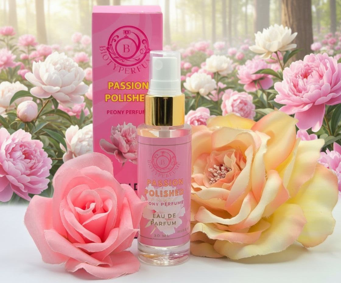 Passion Polished Perfume
Refreshing Floral Peony + Berries scent Longevity (1 oz )