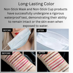 Lip liner before and after defining lip shape