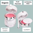 Organic moisturizing lip mask for soft smooth lips