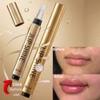 Before and after results of lip injection plumper