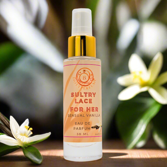 Elegant Sultry Lace Perfume Packaging for Women