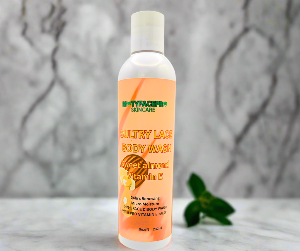 Sultry Lace Body Wash with Sweet Almond Vitamin E