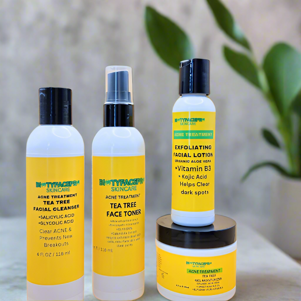 Acne Treatment KIT (4 Pieces) with Natural & Organic Ingredients