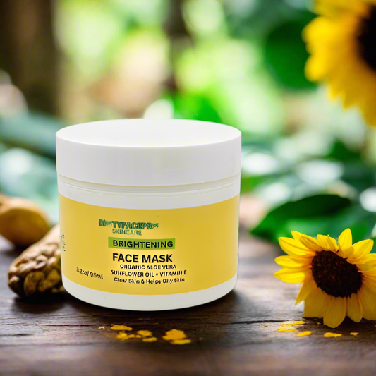 Kojic & Turmeric Brightening Face Mask with Sunflower & Vitamin E Extract