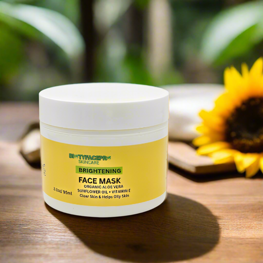 Kojic & Turmeric Brightening Face Mask with Sunflower & Vitamin E Extract