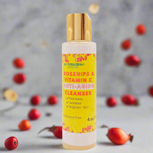 Rosehips & Vitamin C    Anti-Aging Organic Cleanser Fragrance Free (4oz)
Effective skincare solution