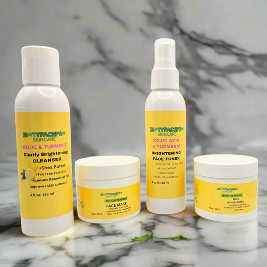 Facial Brightening Kit with  Kojic Acid & Turmeric