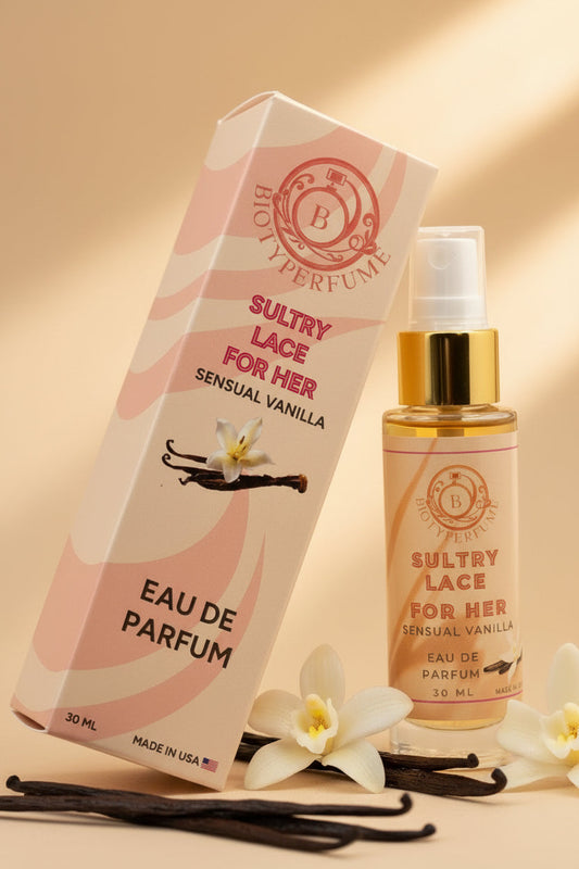 Sultry Lace for Her- Sensual Vanilla Long-Lasting fragrance   (1 oz)