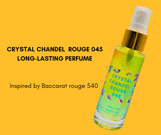 CRYSTAL CHANDEL ROUGE 045 Inspired by  BACCARAT  540 fragrance Oil (30ml) Cruelty Free