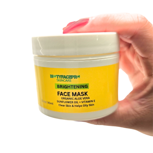 Kojic & Turmeric Brightening Face Mask with Sunflower & Vitamin E Extract - BIOTYFACEPRO SKINCARE 