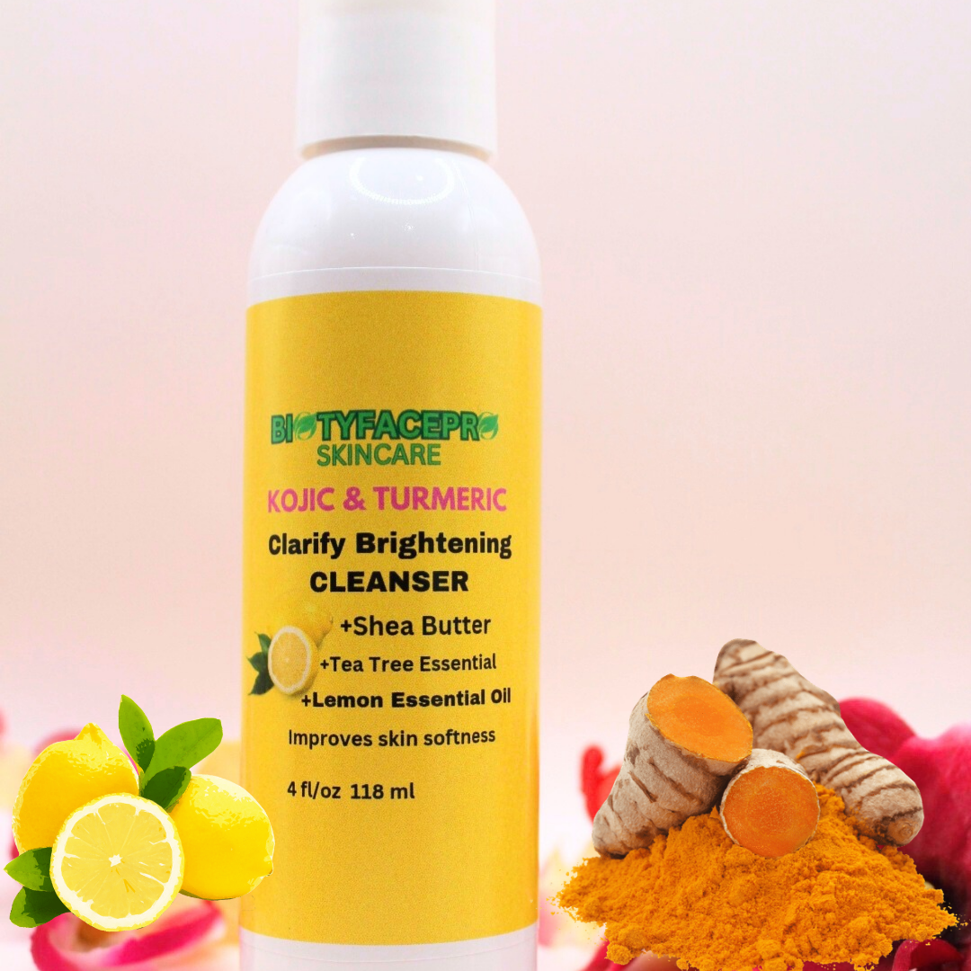 Facial Brightening Kit with  Kojic Acid & Turmeric - BIOTYFACEPRO SKINCARE 