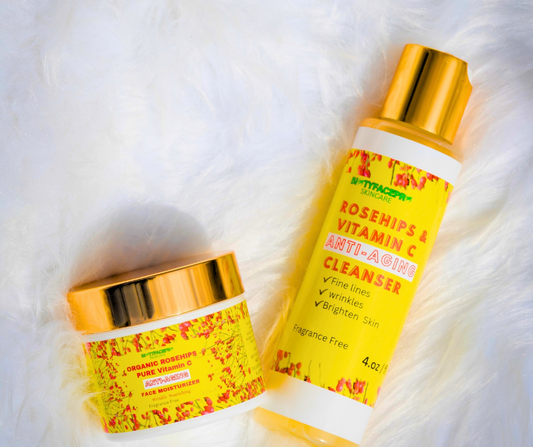 ORGANIC ROSEHIPS & VITAMIN C ANTI-AGING Infused Facial Cleanser,Hydrating moisturizer Fragrance Free