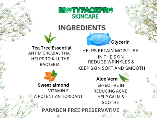 Acne Treatment Face Moisturizer - BIOTYFACEPRO SKINCARE 