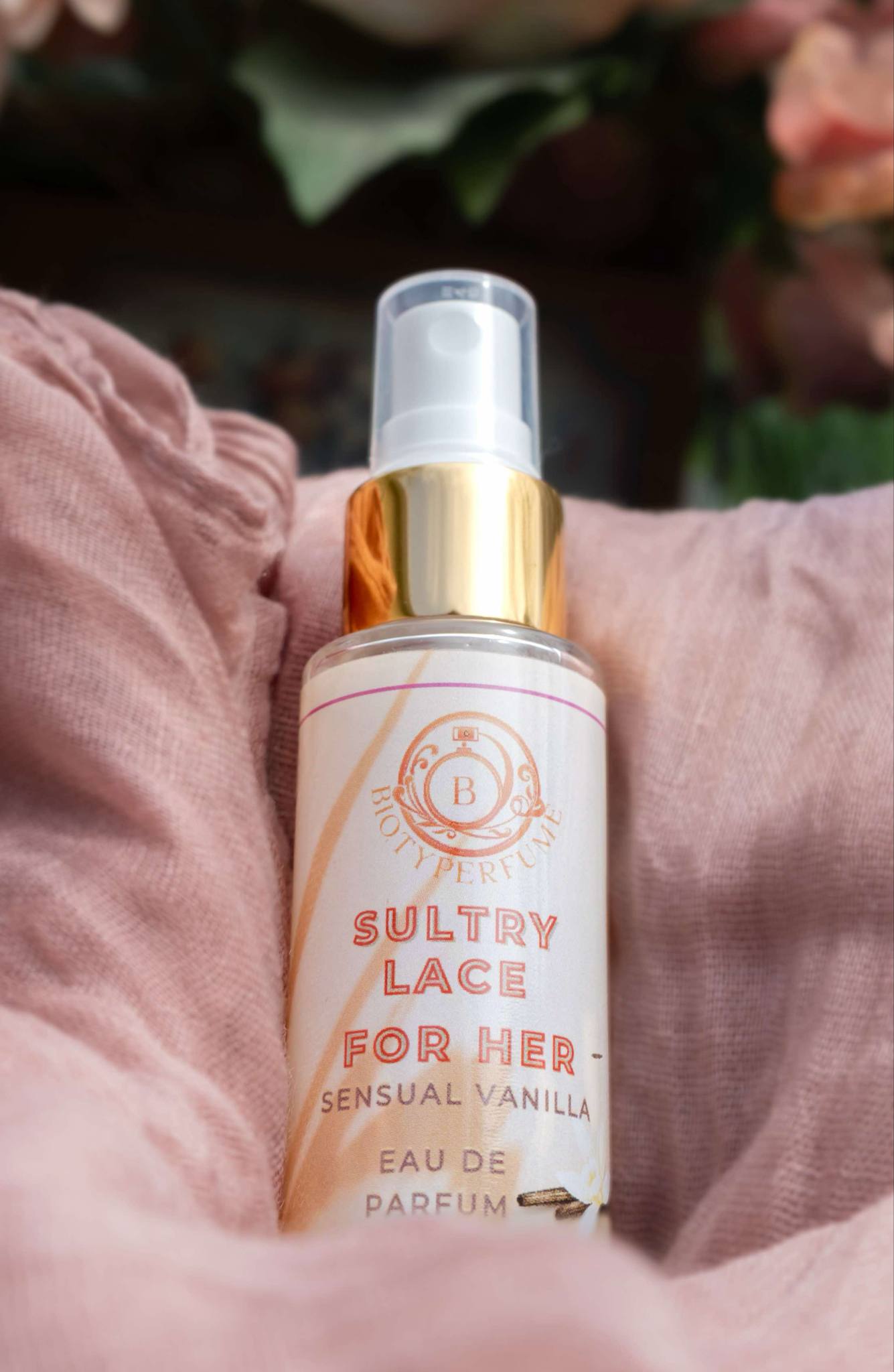 SULTRY LACE FOR HER - Perfume/ Sensual Vanilla +Sultry Amber & Phermone (30ml)