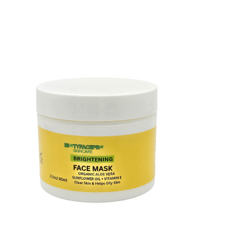 Kojic & Turmeric Brightening Face Mask with Sunflower & Vitamin E Extract - BIOTYFACEPRO SKINCARE 