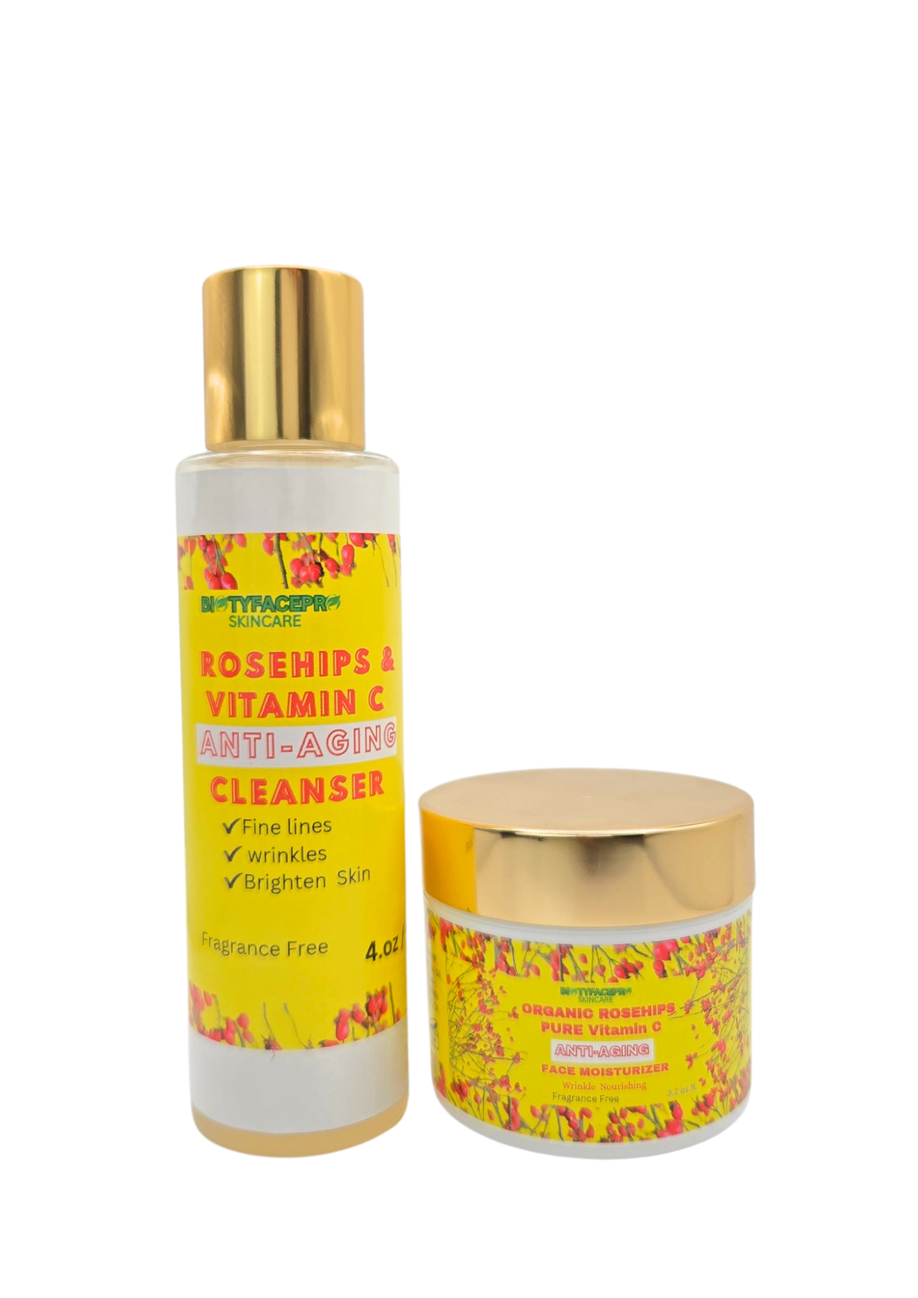 Organic Anti-Aging Cleanser + Moisturizer