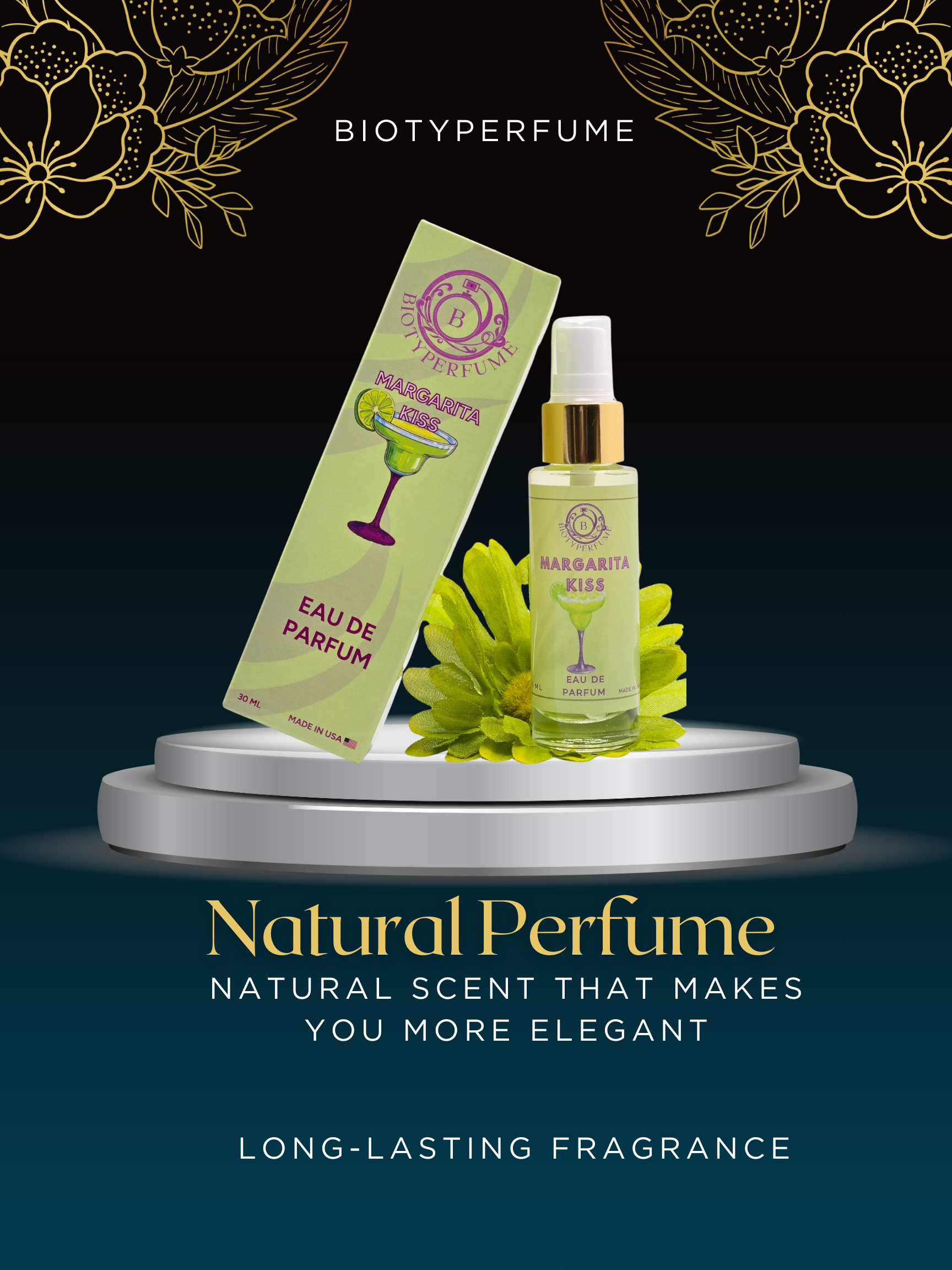 Margarita Kiss Perfume/Citrus Kissed Fresh Scent