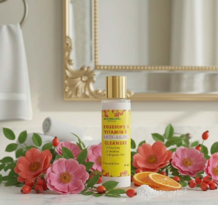 Organic Rosehips & Vitamin C Anti-Aging Cleanser